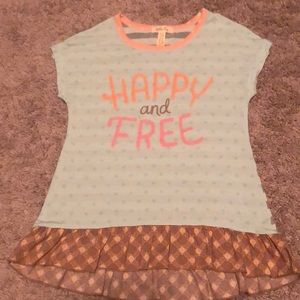 Matilda Jane crop sleeve tee